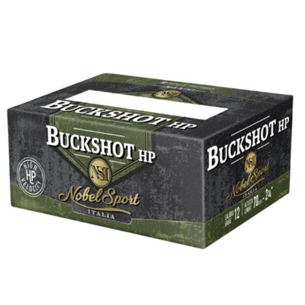 Noble Sport Plumbum Buckshot Shotshells 12 ga 2-3/4" 12 pellet 1290 fps #00 250/ct Case (25-10/ct Boxes) - Precision Shot Firearms