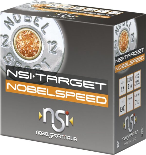 Nobel NSI Target Nobel Speed Shotshell 12 ga 2 3/4" 1 oz 1300 fps #7 25/ct - Precision Shot Firearms