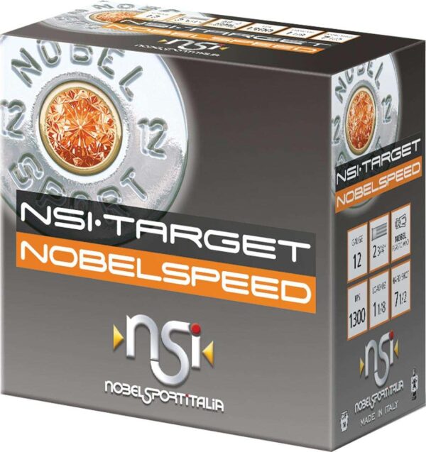 Noble NSI Target Nobel Speed Shotshell 12 ga 2-3/4" 1-1/8 oz 1300 fps #7.5 25/ct - Precision Shot Firearms