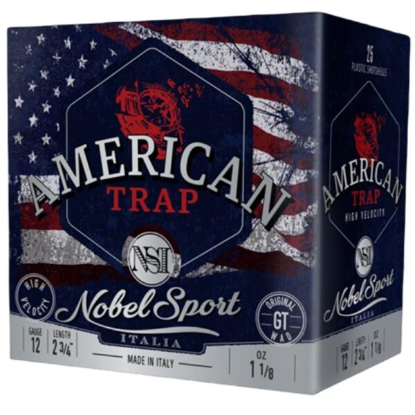 Noble NSI Target Nobel Speed Shotshell 12 ga 2-3/4" 1-1/8 oz 1300 fps #7.5 250/ct Case (10-25/ct Boxes) - Precision Shot Firearms