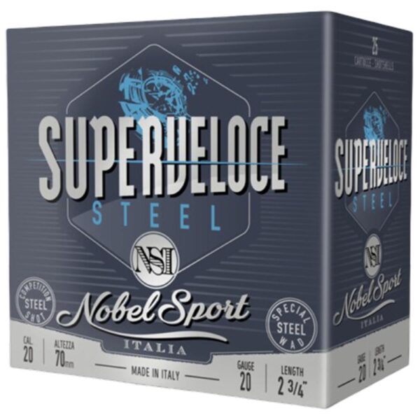 Nobel Target Steel Shotshells 20 ga 2-3/4" 1oz 1378 fps #7 25/ct - Precision Shot Firearms