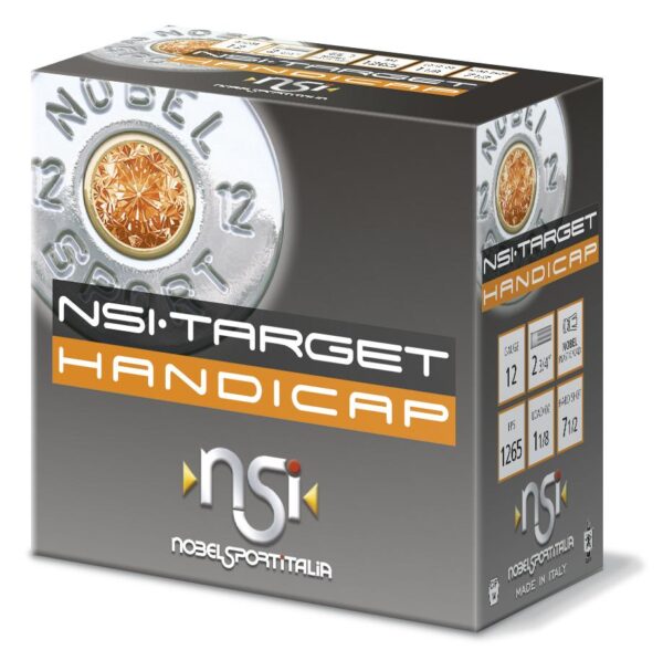 Nobel Sport Target Handicap Shotshells 12 ga 2-3/4" 1-1/8 oz 1265 fps #8 25/ct - Precision Shot Firearms