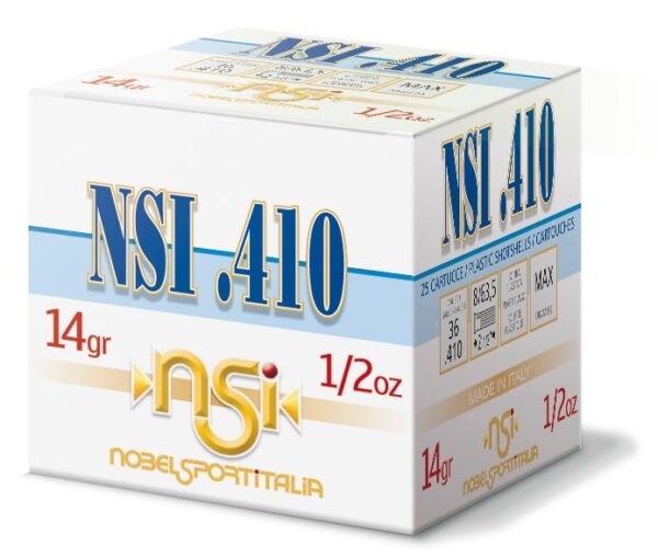 Nobel Sport Shotshells .410 ga 2-1/2" 1/2 oz 1240 fps #7.5 25/ct - Precision Shot Firearms