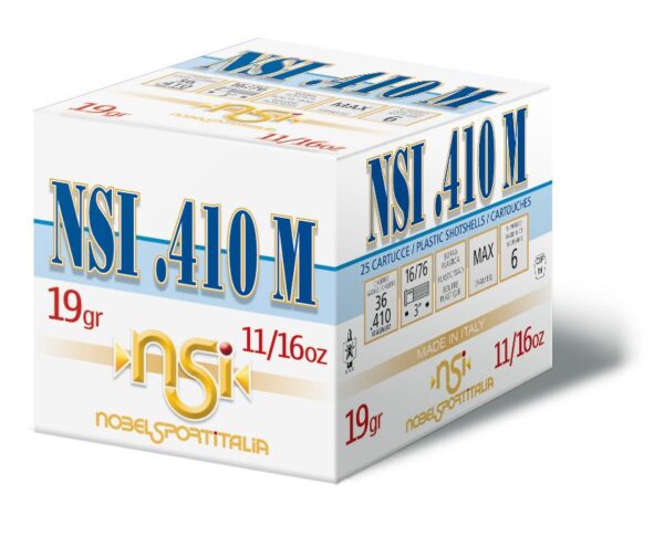 Nobel Sport 410 M Shotshell .410 ga 3" 11/16 oz 1145 fps #7.5 25/ct - Precision Shot Firearms