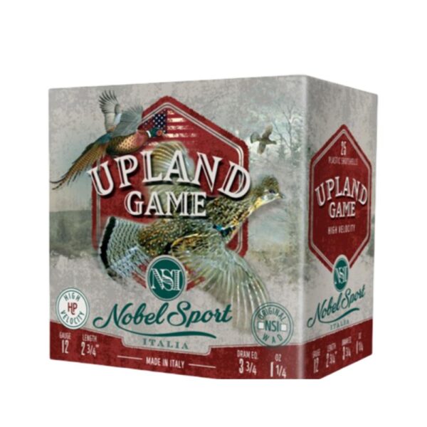 Nobel Sport Upland Game Shotshells 12 ga 2-3/4" 1-1/4 oz 1330 fps #7.5 25/ct - Precision Shot Firearms
