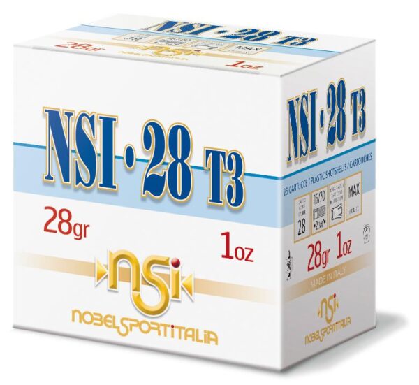Nobel Sport 28 T3 Shotshells 28 ga 2-3/4" 1 oz 1205 fps #7.5 25/ct - Precision Shot Firearms