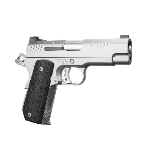 Ed Brown EVO KC9 Stainless Carry Handgun 9mm Luger 9rd Magazine 4" Barrel Thumb Safety - Precision Shot Firearms