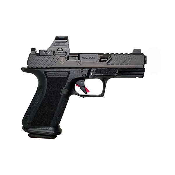 Shadow Systems MR920 War Poet Handgun 9mm Luger 10rd Magazines(2) 4" Fluted Barrel Black w/Holosun 507C - Precision Shot Firearms