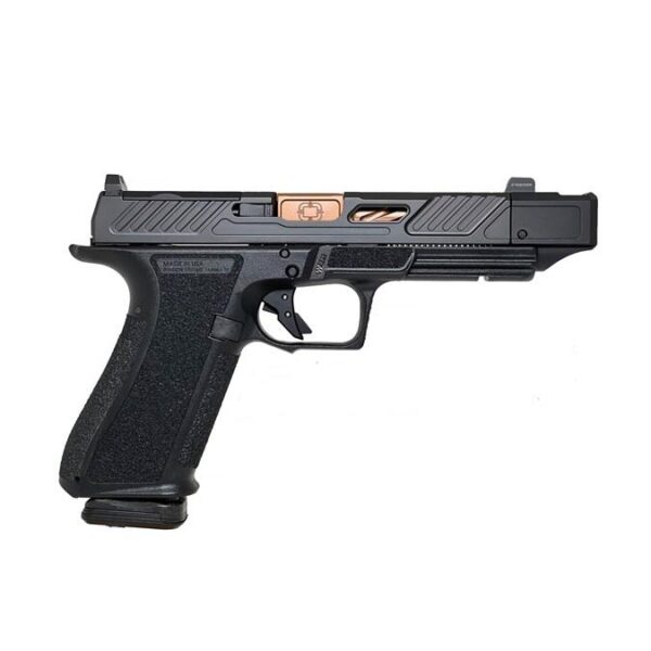 Shadow Systems DR92OP Elite Optic Cut Handgun 9mm Luger 15rd Magazine 4" Bronze Barrel Compensated Black Frame/Slide - Precision Shot Firearms