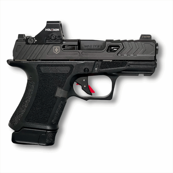 Shadow Systems CR920 WAR Poet Handgun 9mm Luger 13rd Magazines(2) 3.41" Fluted Barrel w/Holosun 507K - Precision Shot Firearms