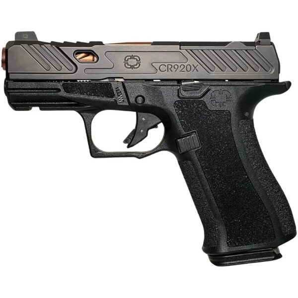 Shadow Systems CR920X Crossover Subcompact Handgun 9mm Luger 15rd Magazines (2) 3.41" Bronze Barrel Black - Precision Shot Firearms