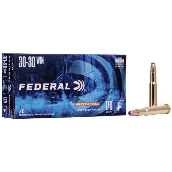 Federal Power-Shok Rifle Ammunition .30-30 Win 170 gr RNSP 2200 fps - 20/ct - Precision Shot Firearms