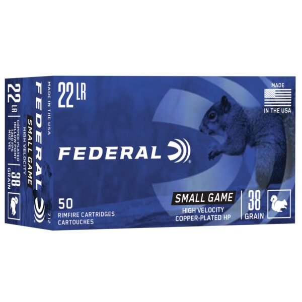 Federal Game-Shok Rimfire Ammunition .22 LR 38 gr CPHP 50/box - Precision Shot Firearms