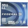 Federal Range Pack Rimfire Ammunition .22 LR 40 gr. LRN 1200 fps 800/ct - Precision Shot Firearms