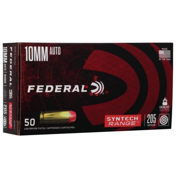 Federal Syntech Range Handgun 10mm Auto 205gr TSJ 1150 fps 50/ct - Precision Shot Firearms