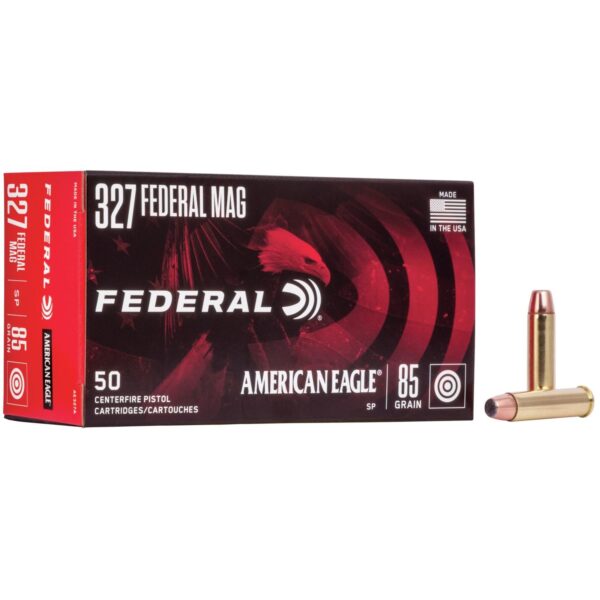 American Eagle Handgun Ammunition .327 Mag 85 gr SP 1400 fps 50/box - Precision Shot Firearms