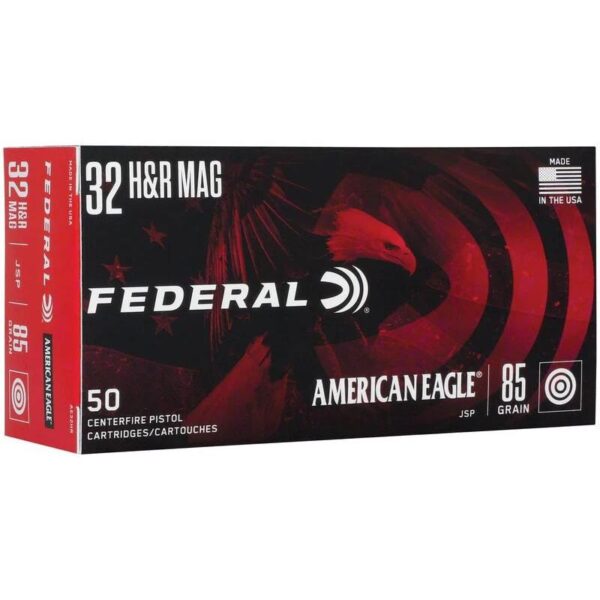 Federal American Eagle Handgun Ammunition .32 H&R Mag 85gr JSP 975 fps 50/ct - Precision Shot Firearms