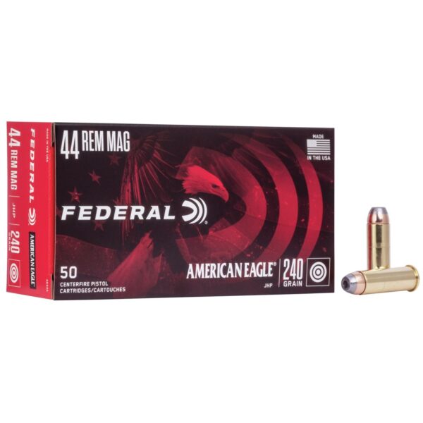 American Eagle Handgun Ammunition .44 Mag 240 gr JHP 1230 fps 50/box - Precision Shot Firearms