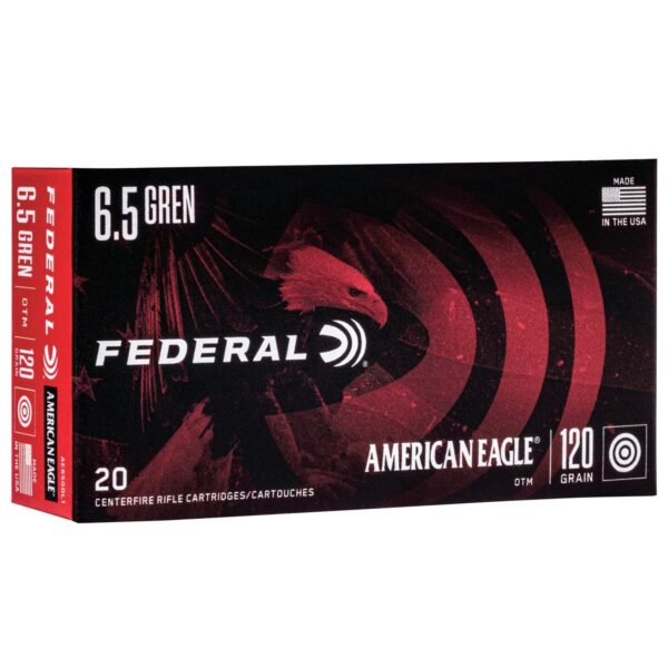 Federal American Eagle Rifle Ammunition 6.5 Grendel 123 gr OTM 2610 fps 20/ct - Precision Shot Firearms