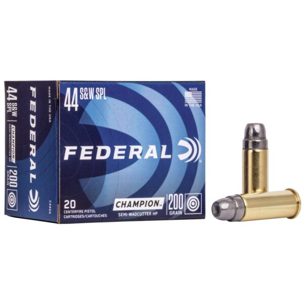 Federal Champion Handgun Ammunition .44 Spl 200 gr HP 870 fps 20/box - Precision Shot Firearms