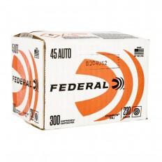 Federal Champion Handgun Ammunition .45 Auto 230gr FMJ 890 fps 300/ct (Bulk Box) - Precision Shot Firearms