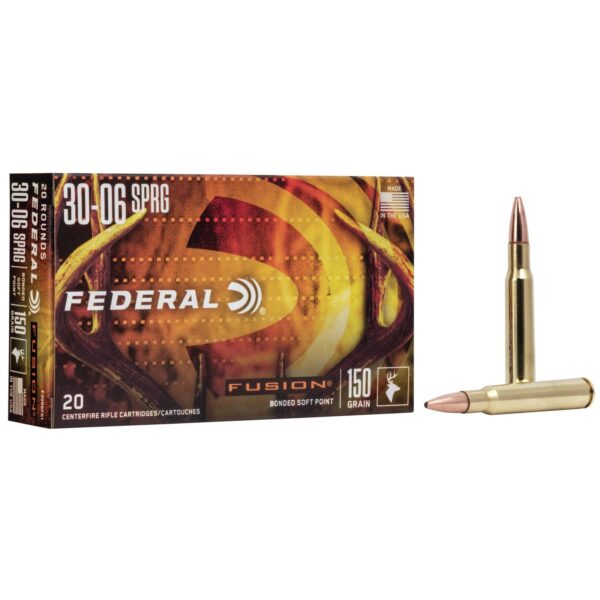 Federal Fusion Rifle Ammunition .30-06 Sprg 150 gr BTSP 2790 fps - 20/ct - Precision Shot Firearms