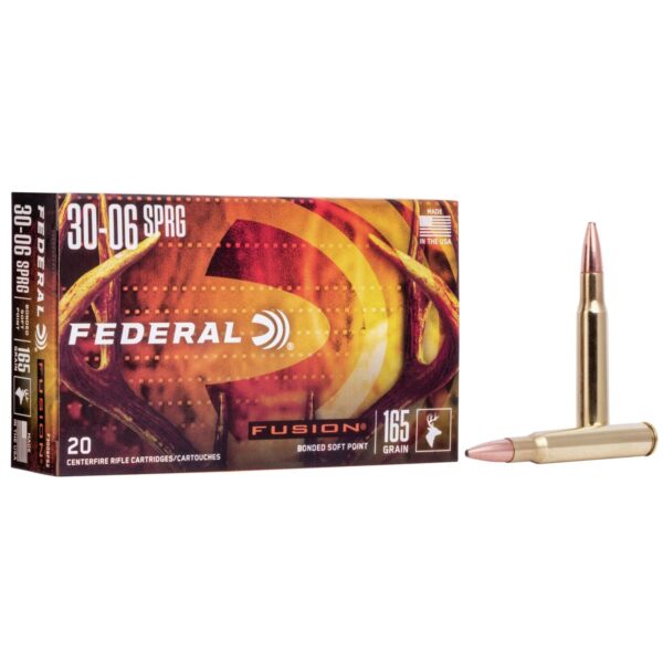 Federal Fusion Rifle Ammunition .30-06 Sprg 165 gr BTSP 2790 fps - 20/ct - Precision Shot Firearms