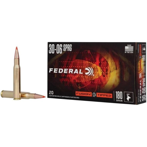 Federal Fusion Rifle Ammunition 30-06 Sprg 180gr PT 2700 fps 20/ct - Precision Shot Firearms