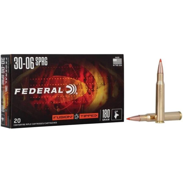 Federal Fusion Rifle Ammunition 30-06 Sprg 180gr PT 2700 fps 20/ct - Precision Shot Firearms