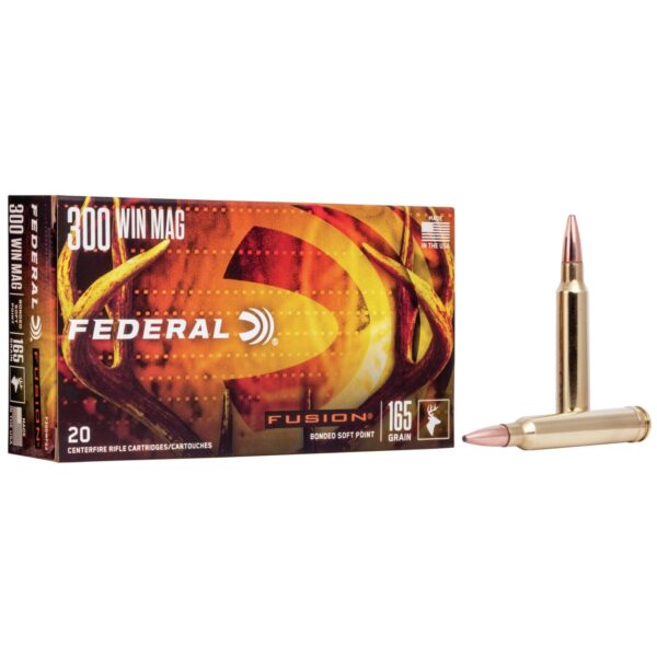Federal Fusion Rifle Ammunition .300 Win. Magnum 165gr Fusion 20/ct - Precision Shot Firearms
