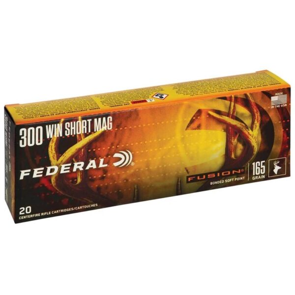 Federal Fusion Rifle Ammunition .300 WSM 165 gr BTSP 3080 fps - 200/Case (10-20/ct Boxes) - Precision Shot Firearms