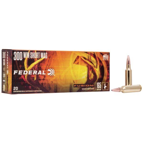 Federal Fusion Rifle Ammunition .300 WSM 165 gr BTSP 3080 fps - 20/ct - Precision Shot Firearms