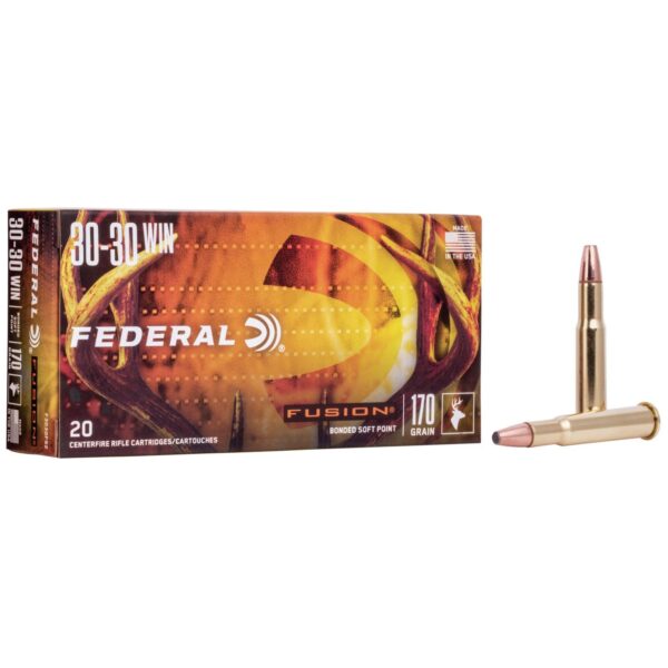 Federal Fusion Rifle Ammunition .30-30 Win 170 gr BTSP 2200 fps - 20/ct - Precision Shot Firearms