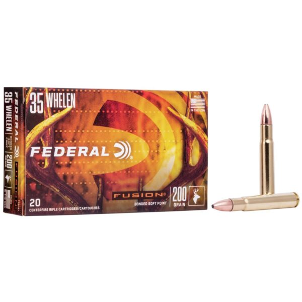 Federal Fusion Rifle Ammunition .35 Whelen 200 gr BTSP 2800 fps - 20/ct - Precision Shot Firearms