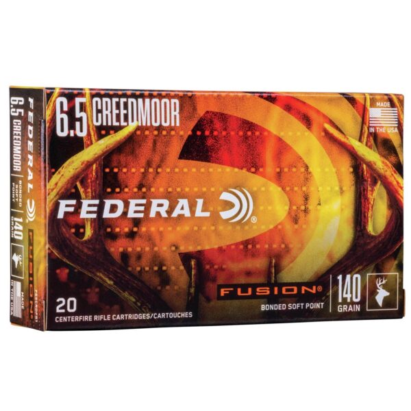Federal Fusion Rifle Ammunition 6.5 Creedmoor 140 gr. BTSP Fusion 20/ct - Precision Shot Firearms