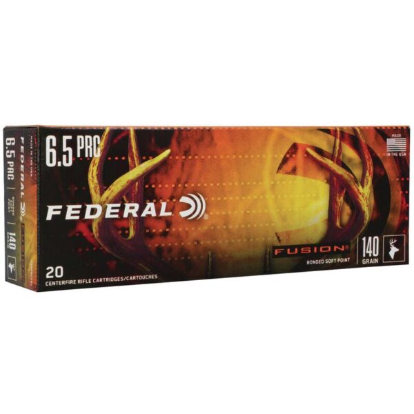Federal Fusion Rifle Ammunition 6.5 PRC 140 gr. SP 2925 fps 20/ct - Precision Shot Firearms