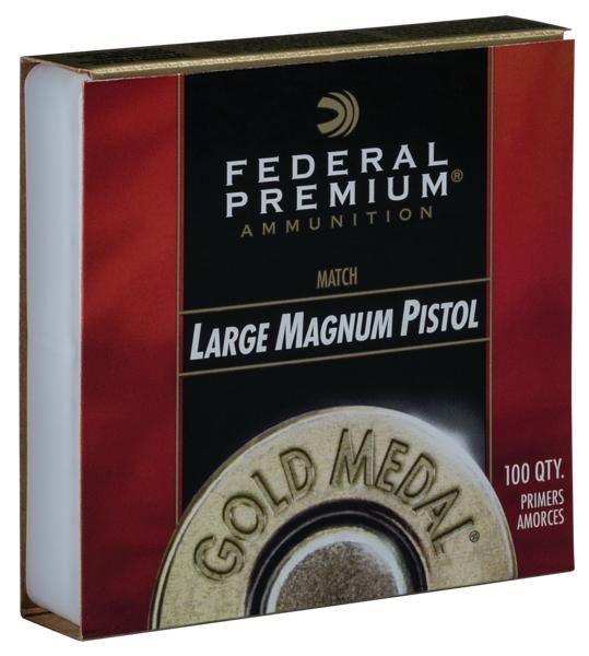 Federal Gold Medal Centerfire Large Magnum Pistol Match Primer .155 cal 1000/ct - Precision Shot Firearms