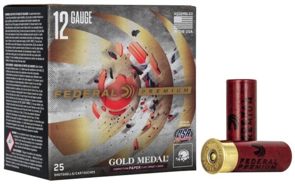 Federal Gold Medal Grand Paper Shotshells 12 ga 2-3/4" 1oz 1290 fps #8 25/ct - Precision Shot Firearms