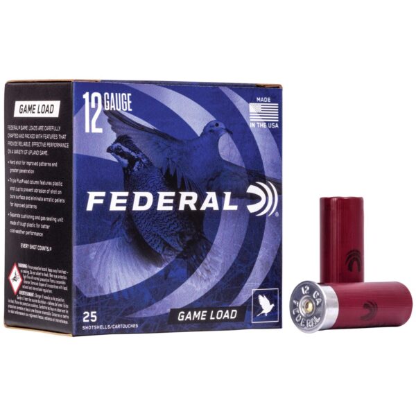 Federal Game-Shok Upland Game - Game Load - 12ga 2-3/4" 1oz. #8-Shot 25/Box - Precision Shot Firearms