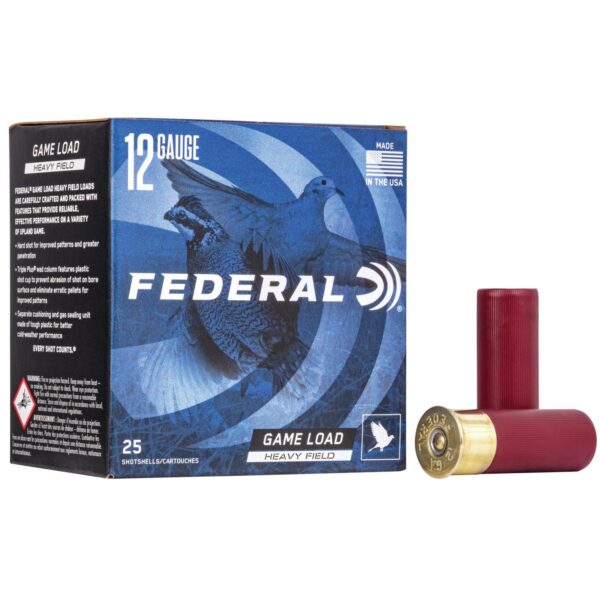 Federal Game-Shok Upland Game - Heavy Field Load - 12ga 2-3/4" 1-1/8oz. #4-Shot 25/Box - Precision Shot Firearms