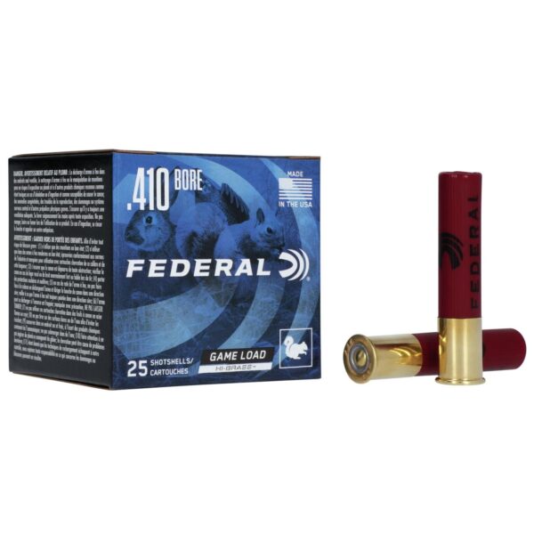 Federal Game-Shok Upland Game - Hi Brass Load - .410ga 2-1/2" 1/2oz. #7.5-Shot 25/Box - Precision Shot Firearms