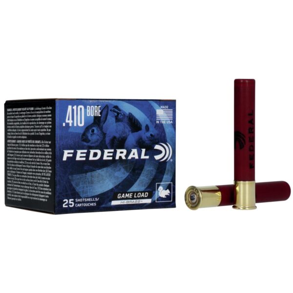 Federal Game-Shok Upland Game Shotshells Hi Brass Load .410ga 3" 11/16oz. #7.5-Shot 1135 fps 25/ct - Precision Shot Firearms