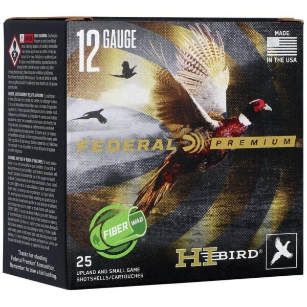 Federal Hi-Bird Fiber Wad Shotshells 12ga 2-3/4" 1-1/4oz 1330fps #6 25/ct - Precision Shot Firearms