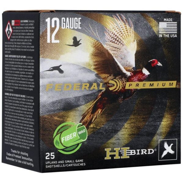 Federal Hi-Bird Shotshells 12ga 2-3/4" 1-1/4oz 1330 fps #8 25/rd - Precision Shot Firearms