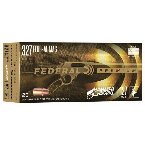 Federal Hammer Down Rifle Ammunition .327 Mag 127 gr SP 1650 fps 20/ct - Precision Shot Firearms