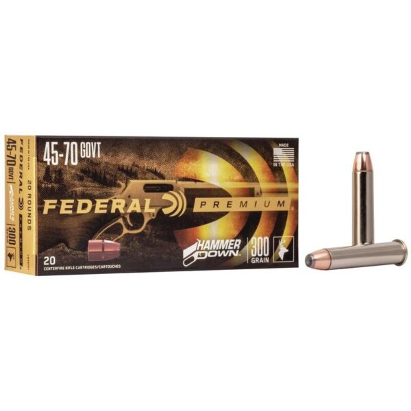 Federal Hammer Down Rifle Ammunition .45-70 Govt 300 gr SP 1850 fps 20/ct - Precision Shot Firearms