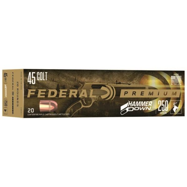 Federal Hammer Down Rifle Ammunition .45 Colt 250 gr SP 1025 fps 20/ct - Precision Shot Firearms