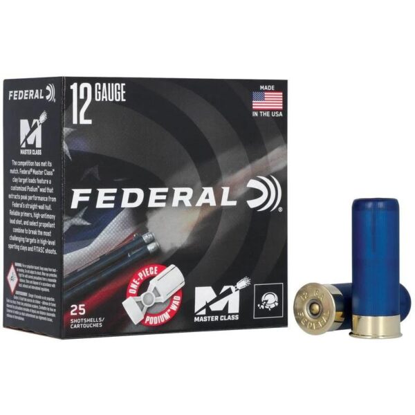 Federal Master Class Shotshells 12ga 2-3/4" 1-1/8oz 1250 fps #7.5 25/ct - Precision Shot Firearms