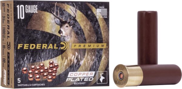 Federal Premium Vital-Shok Shotshells 10ga 3-1/2" 18 plts 1100 fps #00 5/ct - Precision Shot Firearms