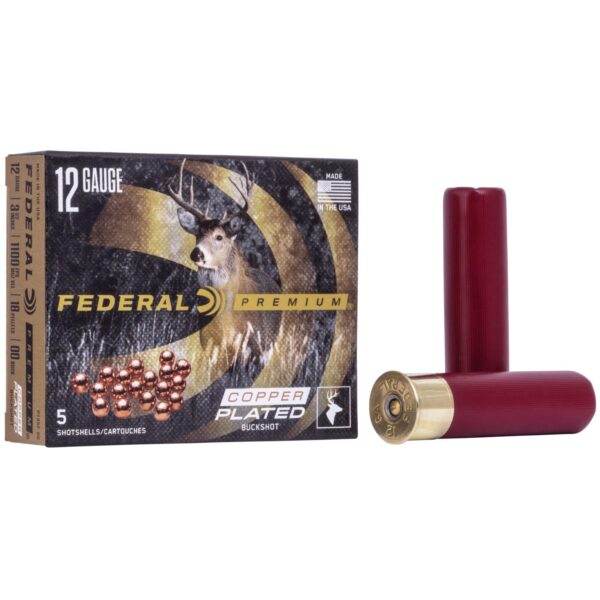 Federal Vital-Shok Buckshot 12ga. 3-1/2" 1100 fps #00 5/ct - Precision Shot Firearms